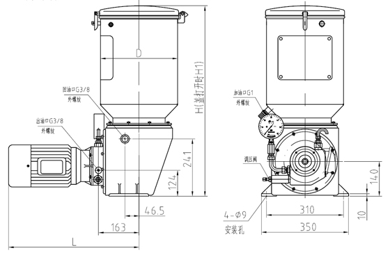 DRB-L系列电动润滑泵